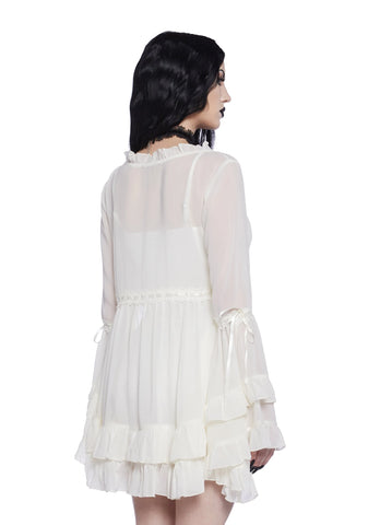 Real Divinity Mini Dress - Off White