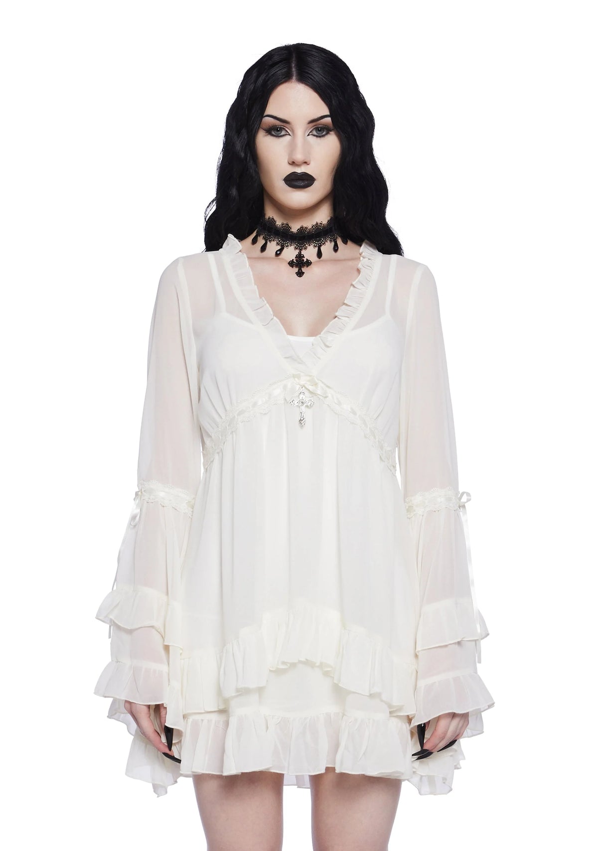 Real Divinity Mini Dress - Off White