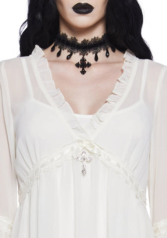 Real Divinity Mini Dress - Off White