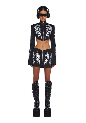 Night Raver Reflective Zip-Up Top