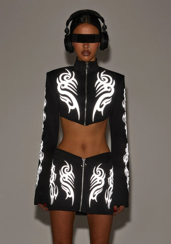 Night Raver Reflective Zip-Up Top