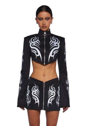 Night Raver Reflective Zip-Up Top