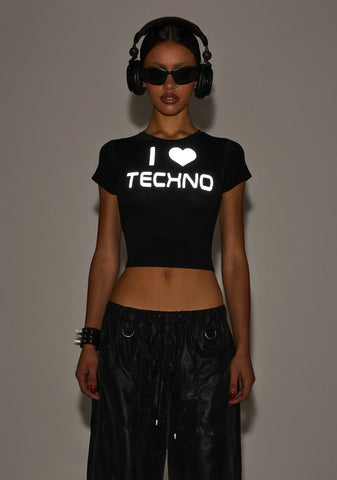 Techno Love Baby Tee