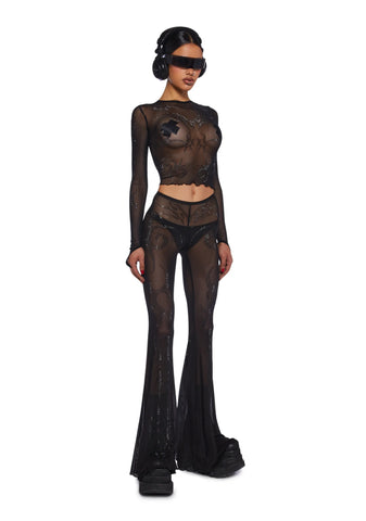 Dark Phoenix Flare Pants