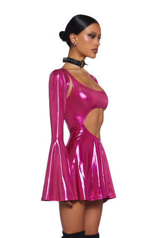 Disco Dazzler Mini Dress And Shrug Set