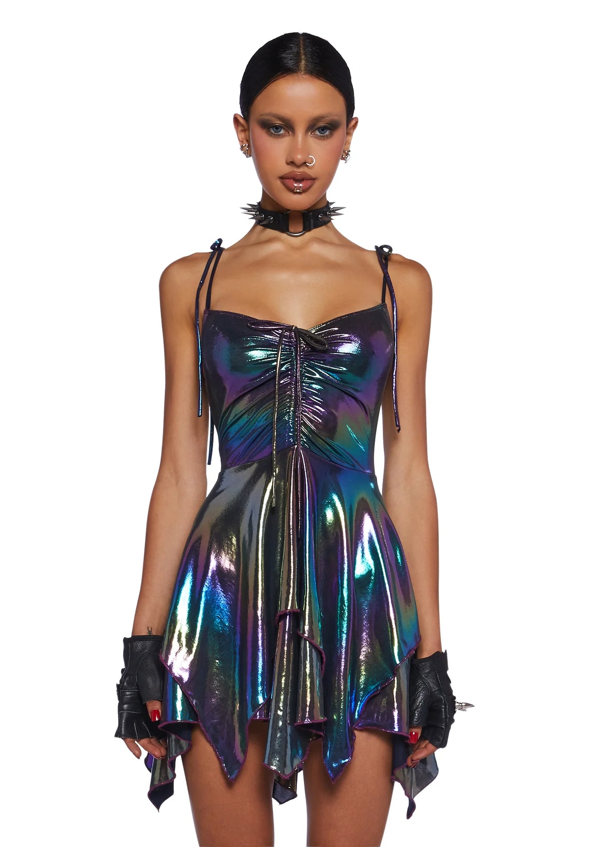 F Is For Fairies Handkerchief Dress - Holo Metallic