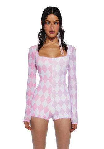 Put On A Show Mesh Romper