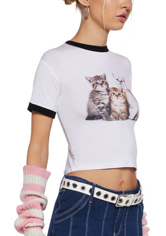 Kitty Love Baby Tee