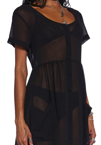 Supernatural Rituals Sheer Maxi Dress