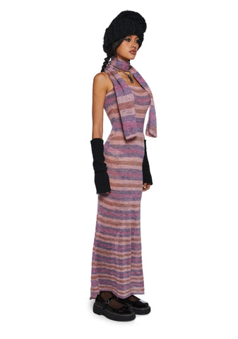 Total Romance  Maxi Dress And Scarf Set