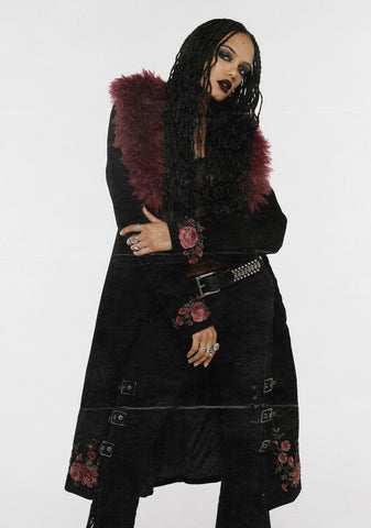 Veiled Candlelight Corduroy Coat