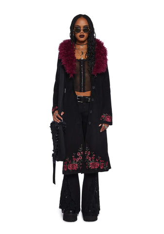 Veiled Candlelight Corduroy Coat