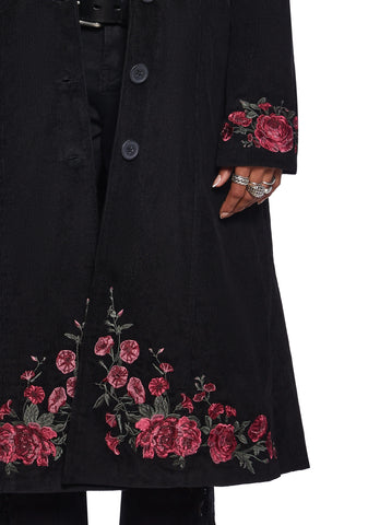 Veiled Candlelight Corduroy Coat