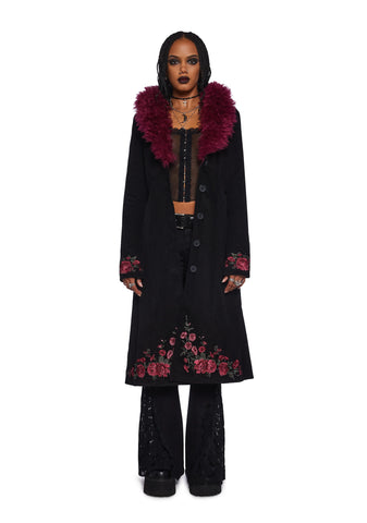 Veiled Candlelight Corduroy Coat