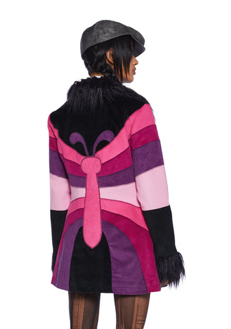 Break Free Corduroy Coat - Black