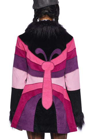 Break Free Corduroy Coat - Black