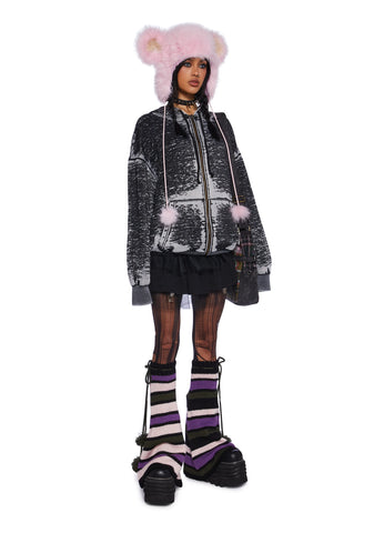 Couldn’t Care Less Zip-Up Hoodie