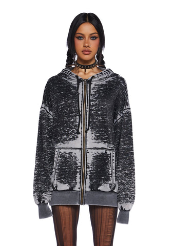 Couldn’t Care Less Zip-Up Hoodie