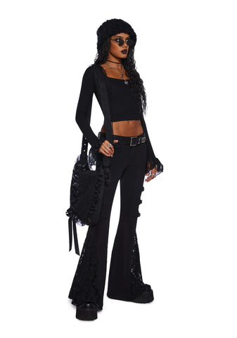 Shadowed Heart Long Sleeve Top