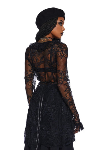 Seance Afterparty Sheer Cardigan