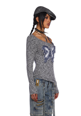 Right Profile Long Sleeve Top