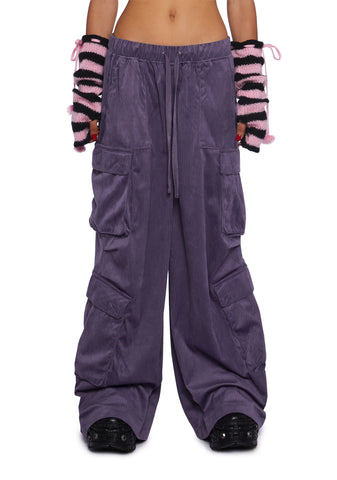 Streetwise Cutie Corduroy Cargo Pants