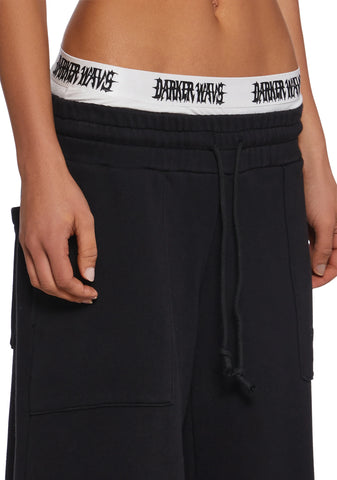 Diatonic Boxer Waistband Wide Leg Sweatpants