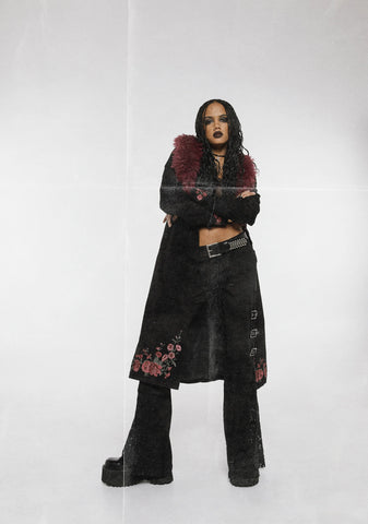 Normal Is An Illusion Flare Pants