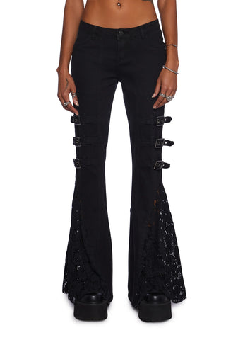 Normal Is An Illusion Flare Pants