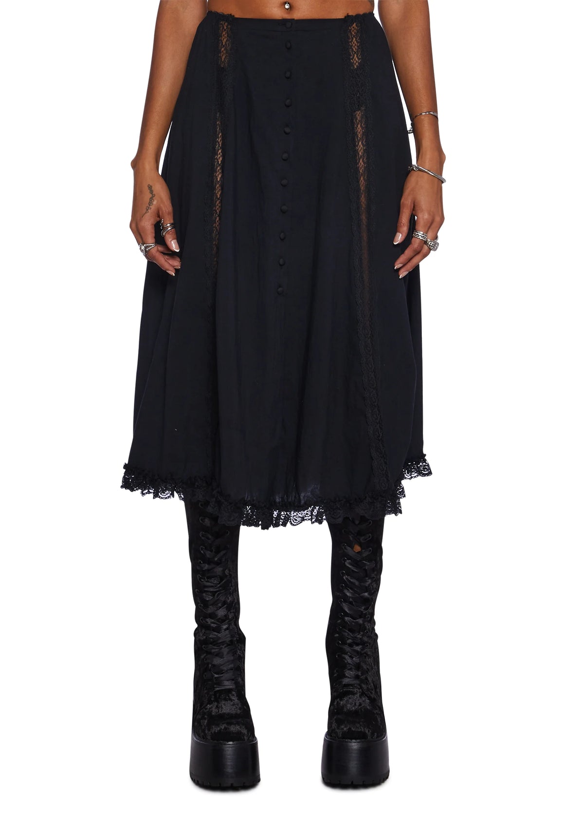 As I Will It Midi Skirt