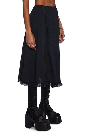 As I Will It Midi Skirt