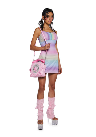 Sweet Ring Glitter Handbag