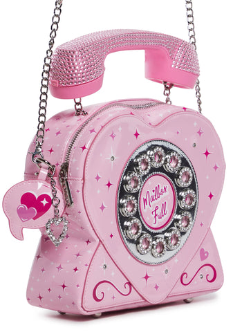 Sweet Ring Glitter Handbag