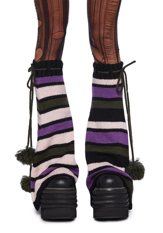 Mismatched Misfit Leg Warmers