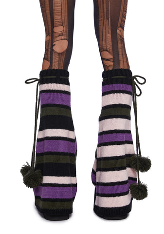 Mismatched Misfit Leg Warmers