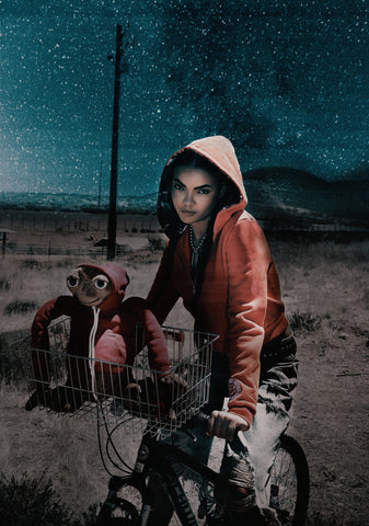 Over The Moon Cropped Hoodie