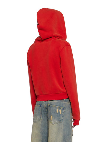 Over The Moon Cropped Hoodie