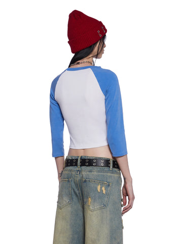 I’ll Be Right Here Raglan Tee