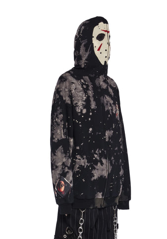 Vile Voorhees Mask Zip-Up Hoodie