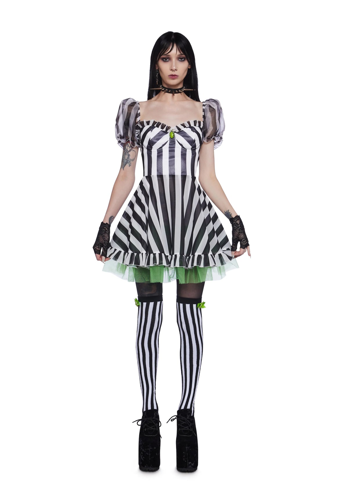 Three Times Mini Dress And Socks Set