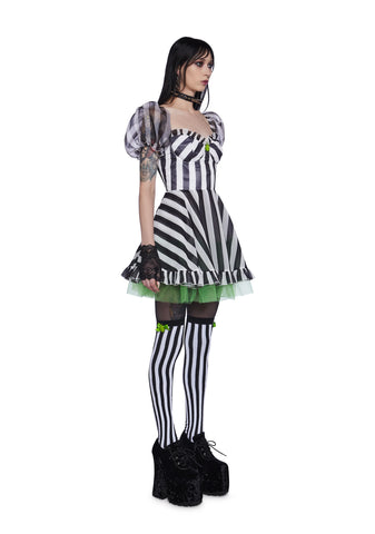 Three Times Mini Dress And Socks Set