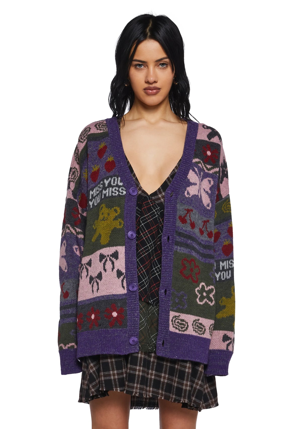 Miss You Jacquard Cardigan