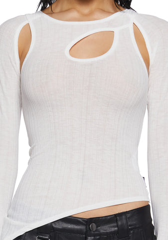 Kallie Cut Out Top
