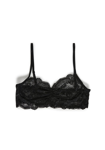 Hidden Secrets Lace Bralette - Black