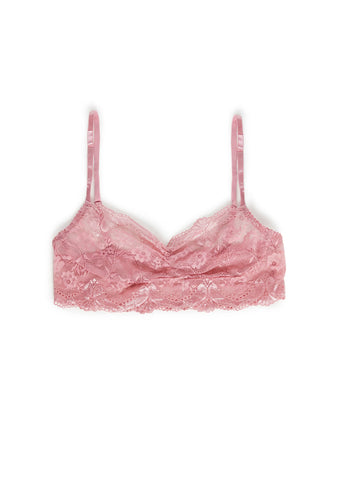 Hidden Secrets Lace Bralette - Pink