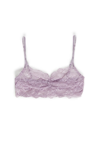 Hidden Secrets Lace Bralette - Lavender