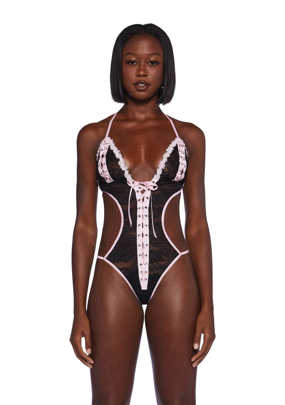 Sharon Lace Up Teddy