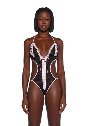 Sharon Lace Up Teddy