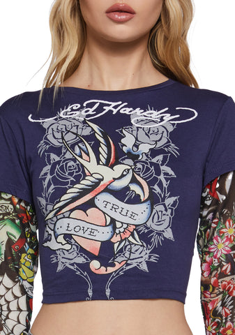 True Love Twofer Long Sleeve Top