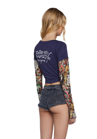 True Love Twofer Long Sleeve Top